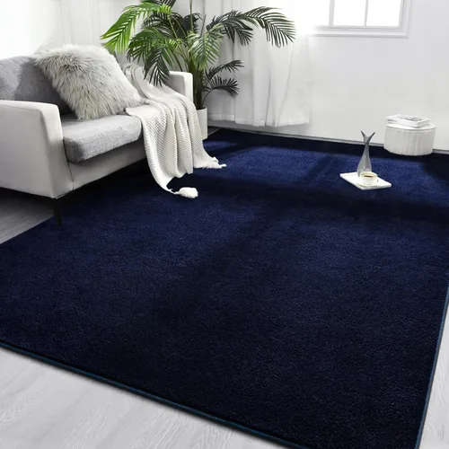 Vista 29 de FlyDOIT Alfombras redondas para dormitorio, sala de estar, 4 x 4, color negro, súper suaves, cómodas, gruesas, de espuma viscoelástica, alfombra