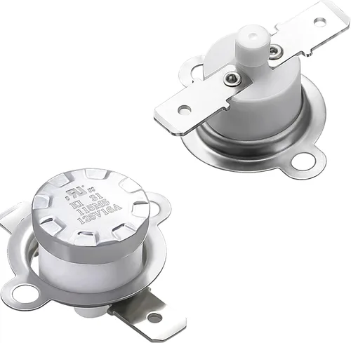 Vista 13 de UL/CUL Interruptor de límite de reinicio manual de reemplazo del termostato KSD301 125V 16A Interruptor de control de temperatura, 158.0 °F/158 °F
