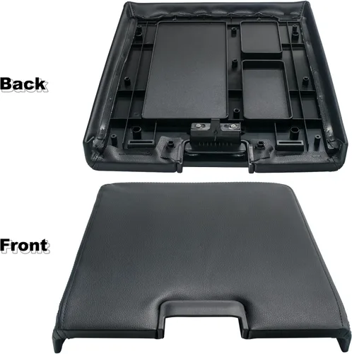 Vista 7 de NHILES Kit de tapa de consola central con pestillo compatible con Chevy Tahoe 2007-2013/Avalanche/Silverado 2008-2014/GMC Yukon (XL)/Sierra