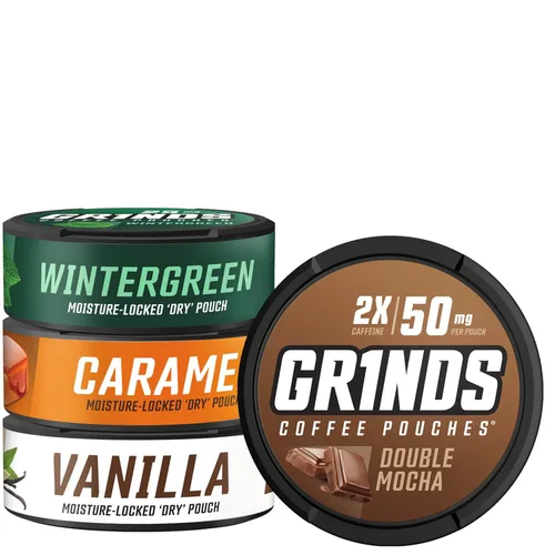 Vista 12 de Grinds Bolsas de café Paquete variado de 11 latas todo en uno Wintergreen, Double Moca, Cerveza de raíz, menta dulce, vainilla, caramelo