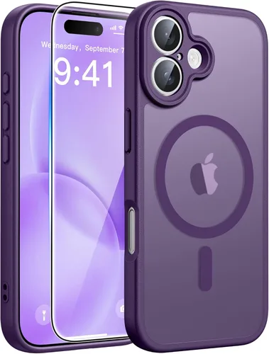 Vista 238 de FNTCASE Funda para iPhone Air: [Compatible con Magsafe] Fundas translúcidas mate con [protección completa de la cámara] [protector de pantalla]