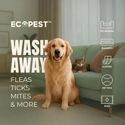 Vista 6 de BugOut! Aditivo para la Ropa – Refuerzo de detergente natural para tratamiento y prevención de chinches de cama, ácaros, pulgas y garrapatas