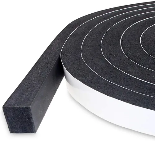 Vista 15 de Cinta aislante de espuma autoadhesiva, burletes de 1 x 1/8 pulgadas x 5 metros para puertas y ventanas, sello de puerta a prueba de sonido