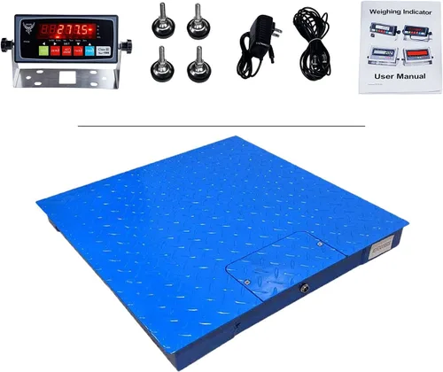 Vista 5 de Escala de piso industrial, 60" x 60", 10000LB/1LB, PEC Enfoque en la industria por 60 años