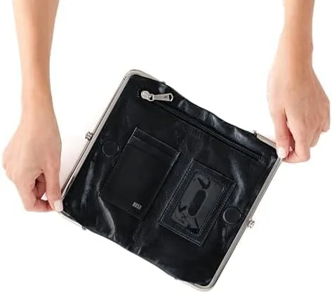 Vista 5 de HOBO Cartera de mano de cuero Lauren para mujer