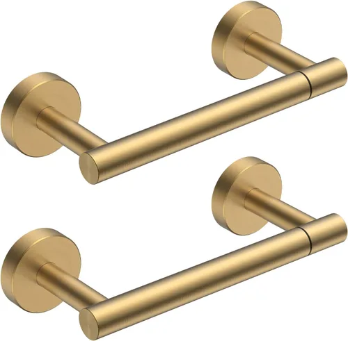 Vista 27 de FORIOUS Toilet Paper Holder Wall Mount, Stainless Steel Rustproof Double Post Pivoting Tissue Roll Holder for Bathroom, Commercial Toilet Paper