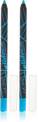 L.A. Girl Glide Gel Eyeliner Pencils, Aquatic, 3 Count(Pack of 2)