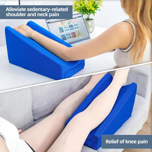 Vista 3 de TYYIHUA Almohada para reposabrazos, almohada de elevación de brazos, soporte y recuperación para cirugía de brazo o rodilla roto, almohada