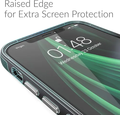 Vista 7 de Crave Funda para iPhone 12, iPhone 12 Pro, funda de protección dual para iPhone 12/12 Pro (6.1 pulgadas), color verde bosque