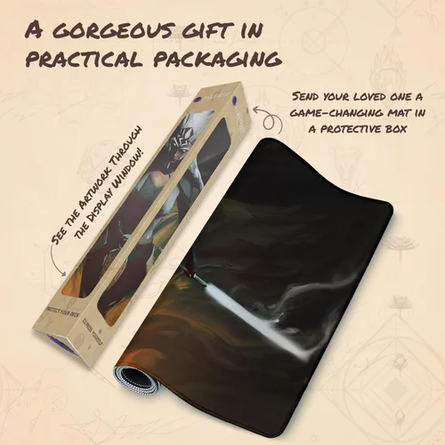 Vista 5 de Fulcrum (cosido) – Tapete MTG de Anato Finnstark – Compatible con Magic The Gathering Playmat – Play MTG, YuGiOh, TCG – Diseños artísticos