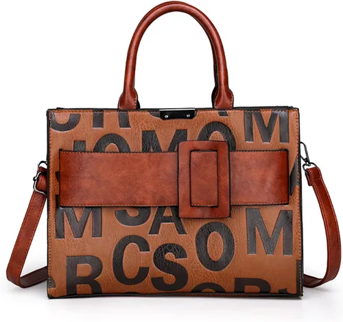 Vista 12 de KingTo Bolsos de hombro estilo satchel con patrón de cocodrilo para mujer, elegantes bolsos de mano, bolsos de cocodrilo para mujer, set de 3 piezas