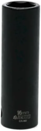 Vista 9 de Teng Tools Zócalo de impacto de molibdeno de cromo profundo de 6 puntos ANSI de 1/2 pulgada de 0.394 in Herramienta mecánica Herramienta de mano