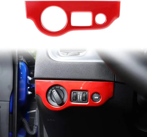 Vista 9 de Voodonala Panel de control del interruptor de los faros delanteros para Dodge Challenger 2015-2025 y Dodge Charger 2010-2025, accesorios interiores