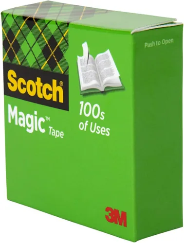 Vista 10 de Despachador de cinta mágica Scotch, 3/4 x 1000 pulgadas (810K6C38), Negro