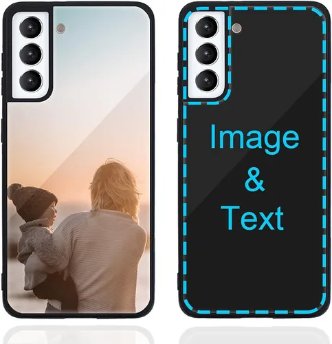 Vista 307 de Funda personalizada para Samsung Galaxy S8 Plus, funda personalizada antiarañazos con vidrio templado, funda protectora a prueba de golpes, de TPU