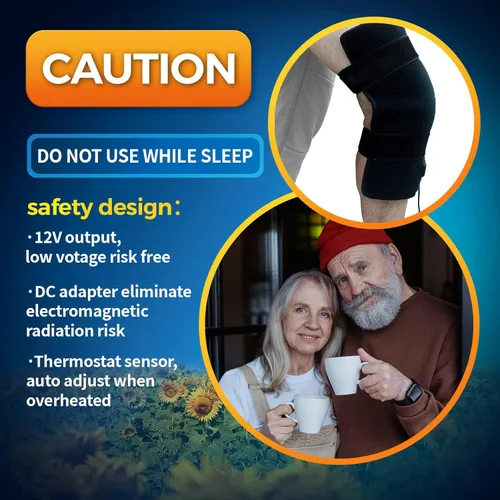 Vista 8 de Almohadilla térmica versátil, tamaño 14.5 x 11.8 pulgadas con banda elástica para hombro, rodilla, cadera, espalda terapia caliente para lesiones