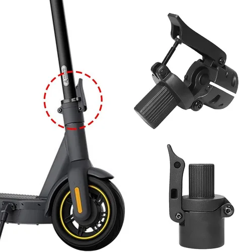 Vista 4 de Accesorios de poste plegable Scooter Assessories para Segway Ninebot Max G30 Scooter eléctrico, Kit de poste plegable delantero Piezas de repuesto