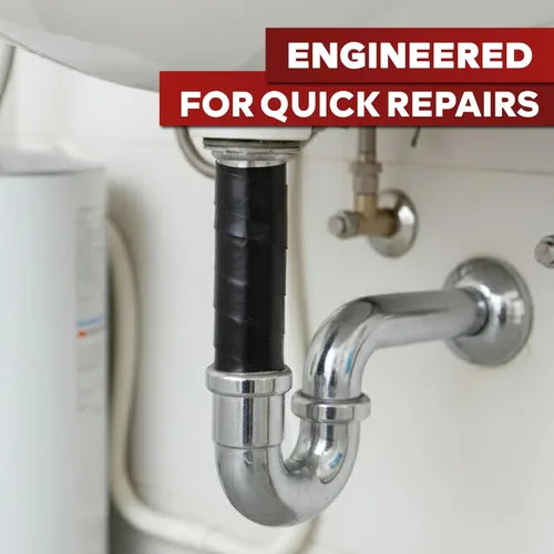 Vista 6 de XFasten Cinta autoadhesiva de silicona Pro, negra, 1.5 pulgadas x 15 pies, 30 milímetros de cinta de goma de silicona resistente a la intemperie