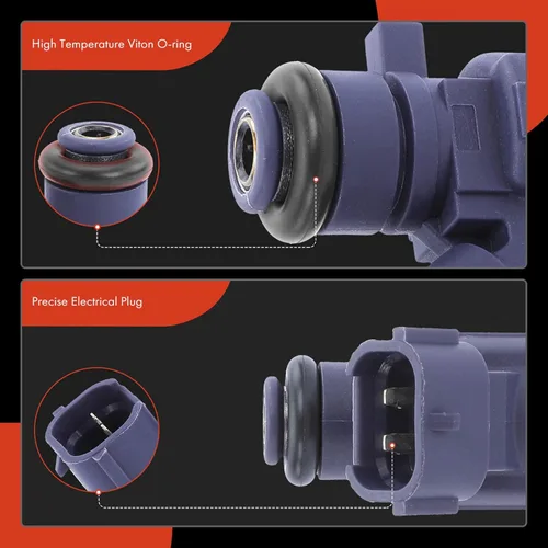 Vista 7 de A-Premium Inyectores de combustible compatibles con Nissan Pathfinder 2001-2004, Maxima 2000-2001, 350Z 2003-2004, FX35/G35 2003-2004, I30