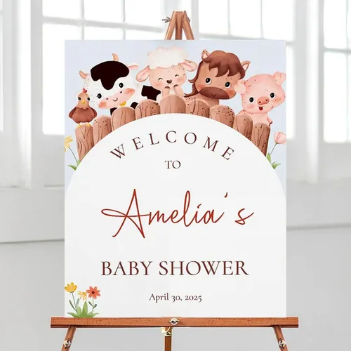 Vista 8 de Letrero de bienvenida para baby shower de aventura espera, cartel de viaje para baby shower