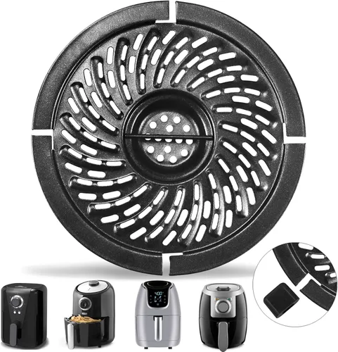 Vista 8 de Piezas de repuesto para freidora de aire PowerXL Vortex de 7 cuartos de galón, ovalada de 10.3 x 9.5 pulgadas, accesorios para freidora de aire