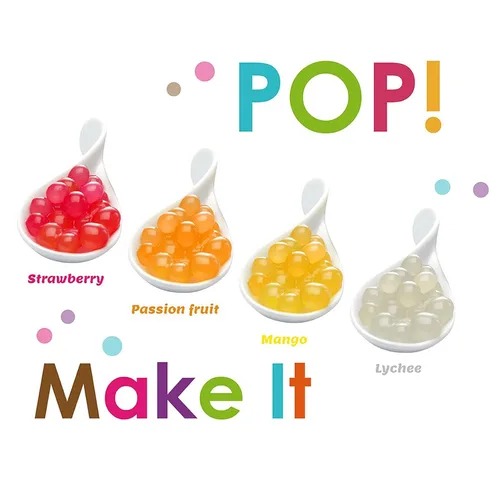 Vista 8 de Juego combinado Bolle Popping Boba Pearls de 33.5 onzas (2 libras 1 oz) cada uno con 1 regalo adicional (Lychee y Maracuyá)