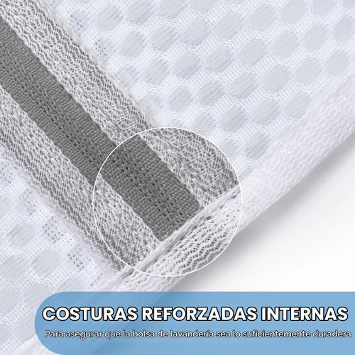 Vista 5 de BAGAIL Bolsas de lavandería de malla para lencería íntima y delicadeza, 5 unidades (1XL, 2L, 2M) (paquete de 2)
