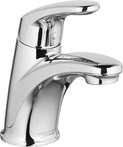 American Standard 7075102.002 Colony PRO - Grifo de baño de una sola manija con drenaje 50/50, 1.2 GPM, cromo pulido