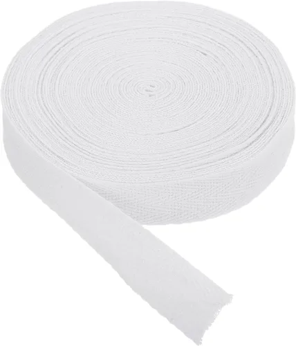 Vista 198 de PATIKIL Cinta de sarga de algodón de 1 pulgada, 50 yardas, cinta de algodón, cinta de encuadernación al bies, cinta de espiga para costura, Verde