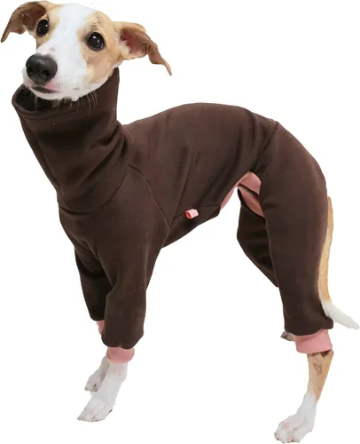 Vista 15 de D Doggy Star - Ropa de galgos italianos, enterizo elástico de neón para primavera y verano (talla S, naranja Onsi)