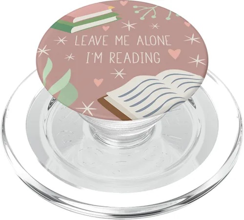 Vista 8 de Leave Me Alone, I'm Reading - Lindo regalo para amantes de los libros PopSockets PopGrip: agarre intercambiable para teléfonos y tabletas PopSockets