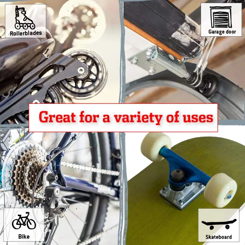 Vista 3 de Gasoila WG16 Grasa de litio blanca de larga duración, aerosol de 11 onzas