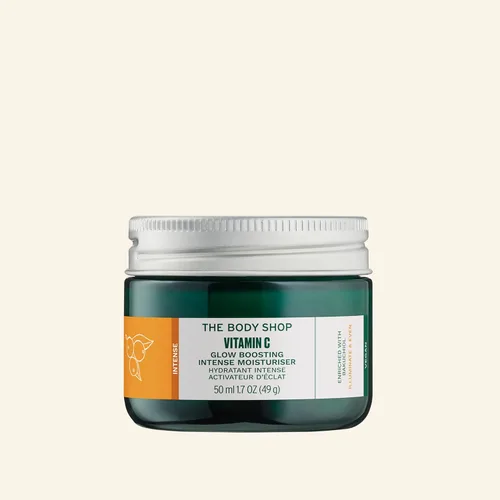 Vista 2 de Hidratante con vitamina C, brillo, elevación, crema para rostro libre de parabeno, 1.7 onzas, de The Body Shop