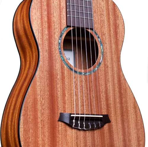 Vista 6 de Cordoba Mini II M, caoba, cuerpo pequeño, guitarra de cuerdas de nailon