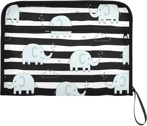 Vista 7 de Elephants Expanding File Folders for Documents A4 Letter Size Accordion File Organizer with Tabs 13 Pockets for Office Drawer Filing Cabinet