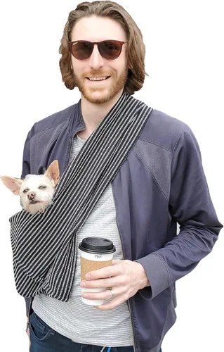 Vista 13 de Transportador para perros 100% algodón orgánico también para gatos (bohemio multicolor)