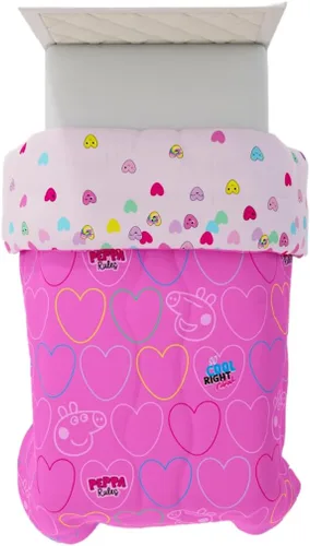Vista 3 de Franco Ropa de cama para niños, edredón de microfibra suave, individual, Hello Kitty