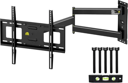 Vista 12 de FORGING MOUNT - Soporte de pared de brazo largo para TV, de movimiento completo, para la mayoría de televisores planos y curvos de 26 a 65 pulgadas