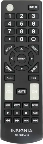 Vista 2 de Nuevo control remoto NSRC4NA18 compatible con NS-RC4NA-18 remoto para modelos de TV Insignia que terminan con A12 A13 A14 A15 A16 A17 A18 A19 A20