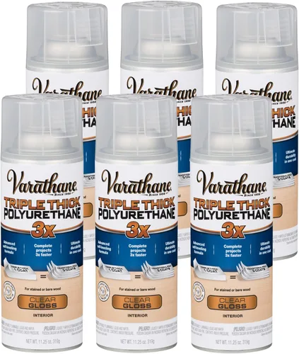Vista 6 de Varathane Aerosol de Poliuretano de Triple Grosor para Acabado de Madera Transparente Fórmula Autonivelante Resistencia a Arañazos y Manchas