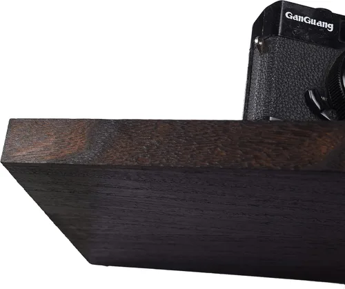 Vista 6 de Estantes flotantes de madera para decoración de pared, estantes de pared rústicos para dormitorio, baño, cocina, sala de estar, juego de 4