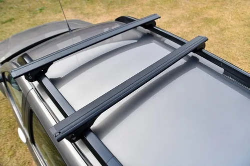 Vista 2 de Aero - Barras transversales de aluminio para portaequipajes de techo que se ajustan a rieles laterales de techo elevados (paquete de 2) Capacidad