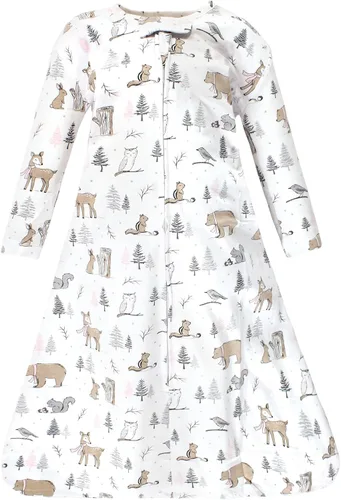 Vista 7 de Hudson Baby Saco de dormir unisex de algodón de manga larga para bebé