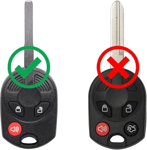 Vista 3 de TOP-VIGOR Llavero remoto de coche de 315 MHz compatible con Ford Escape Transit Connect 2013 2014 2015 2016 2017 2018 2019, 3 botones Smart Chip 63