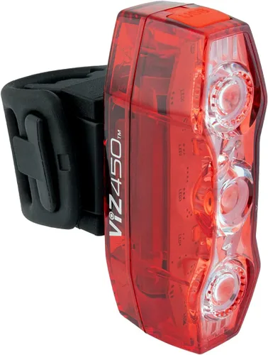 Vista 11 de CATEYE ViZ USB Rechargeable Daytime Safety Light – Super Bright LED Rear Bike Light, Visible up to 1 Mile, Opticube™ Lens, Day & Night Flash Modes