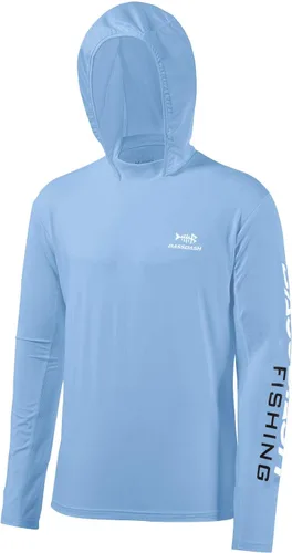 Vista 38 de BASSDASH UPF 50+ - Sudadera con capucha para hombre, protección solar UV, manga larga, rendimiento