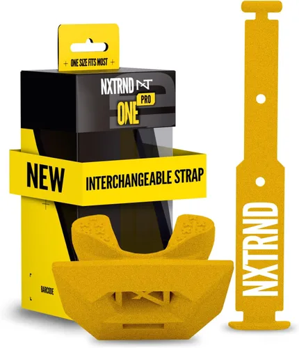 Vista 156 de Nxtrnd One Protector Bucal de Fútbol Americano, Correa Incluida, Se Adapta a Adultos y Jóvenes (Negro)