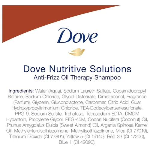 Vista 8 de Dove champú terapia de daños humedad diaria, el embalaje puede variar, 25.4 oz (paquete de 2)