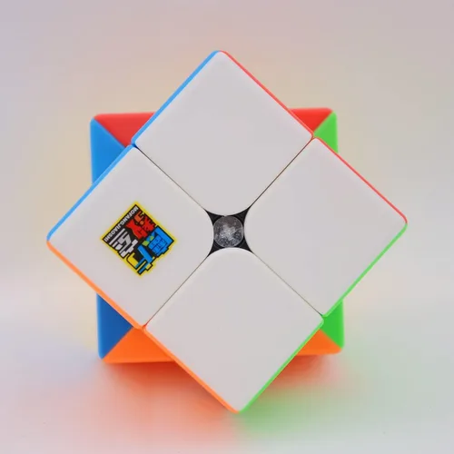 Vista 6 de Bukefuno MoYu Meilong - Cubo de rompecabezas de 2 x 2 pulgadas, cubo mágico de 2 x 2 pulgadas, Moyu MFJS MEILONG 2 x 2 cubos de velocidad