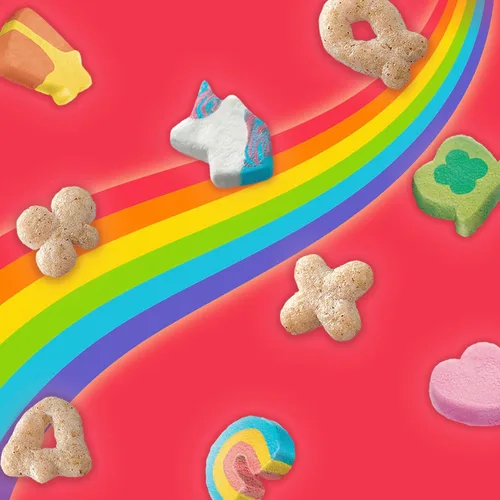 Vista 5 de Lucky Charms Paquete económico de malvavisco Barritas de cereales para el Día de San Patricio